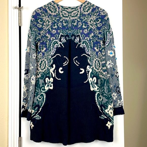 Anthropologie HWR Emmia hand stitched cardigan - Picture 7 of 11